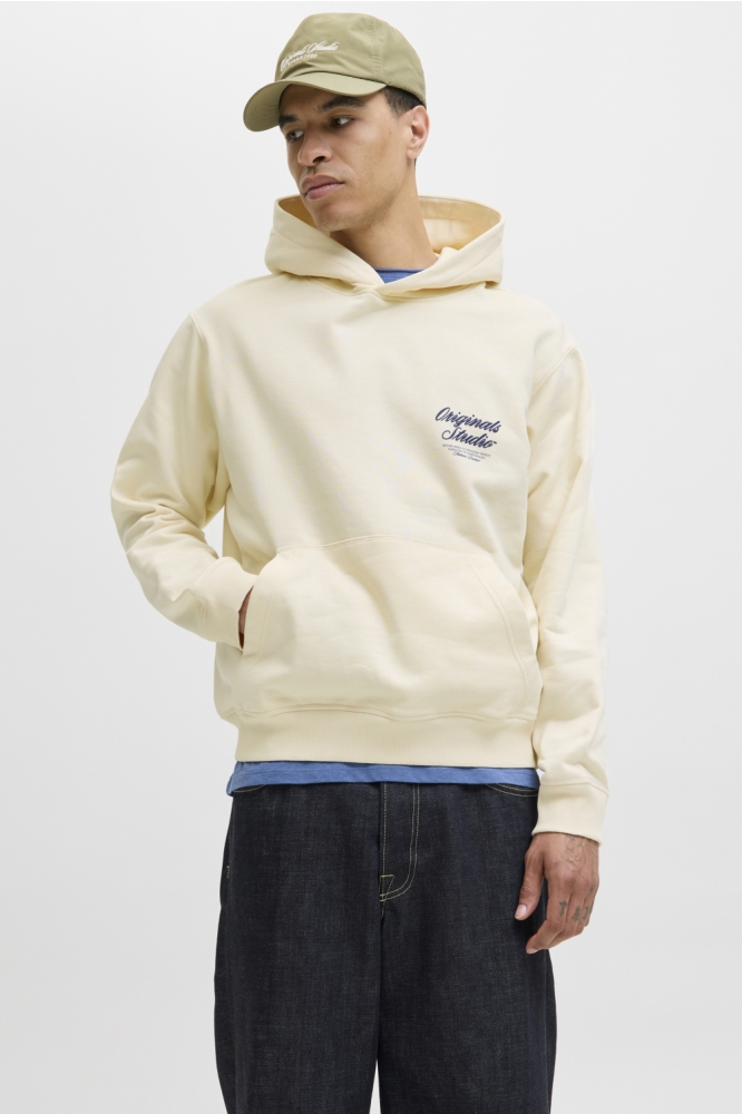 JORNORREBRO TYPO BACK SWEAT HOOD SN 12283054 Antique White